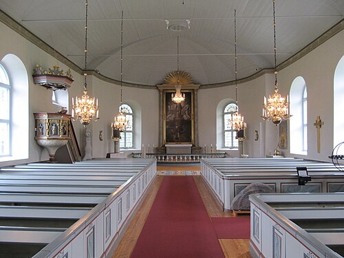 Nittorps kyrka, interno
