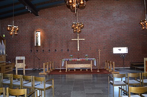 Råssnäskyrkan, interno
