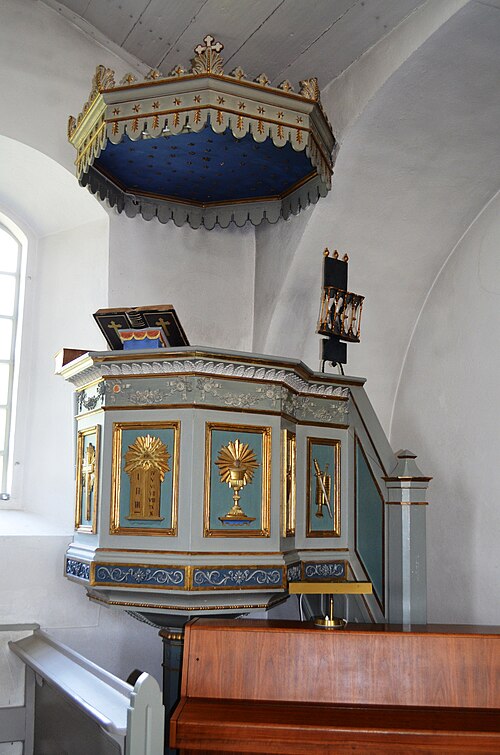 Skeppsås kyrka, interno