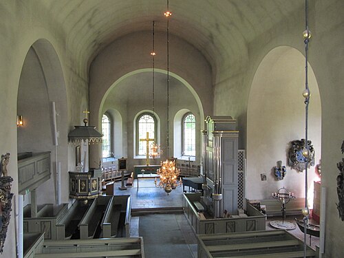 Vallentuna kyrka, intérieur