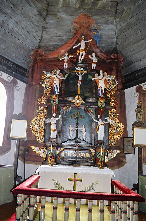 Åsbräcka kyrka, intérieur