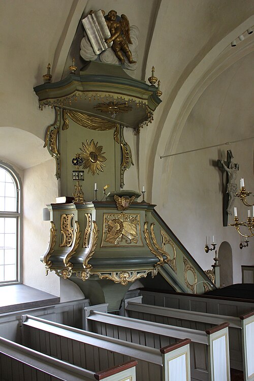 Frösunda kyrka, interno