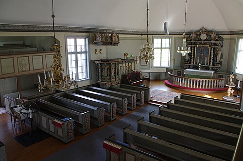 Gustav Adolfs kyrka, intérieur