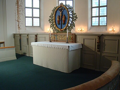 Hamneda kyrka, intérieur