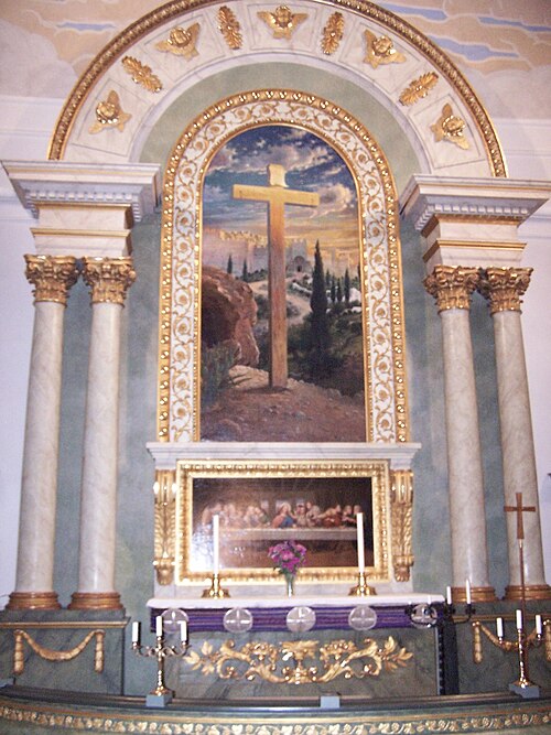 Högsjö nya kyrka, interno