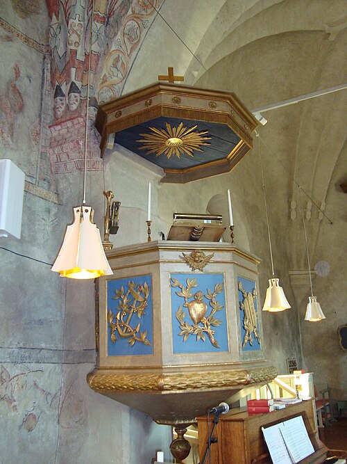 Grytnäs kyrka, interno