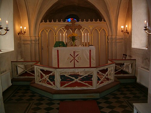 Stenestad kyrka, intérieur