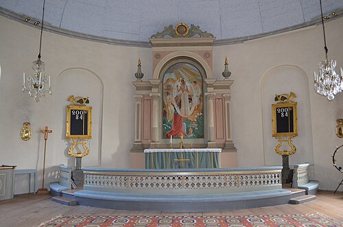 Södra Hestra kyrka, interno