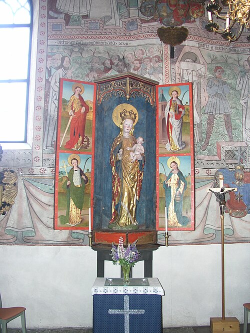 Sorunda kyrka, intérieur
