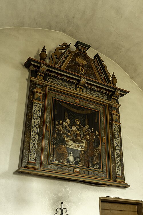 Hangvar kyrka, interno