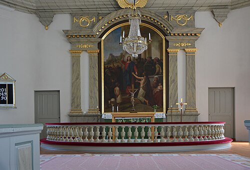 Gårdsby kyrka, interno