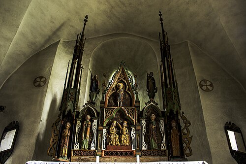 Träkumla kyrka, interno