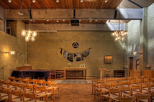 Österängs kyrka, interno