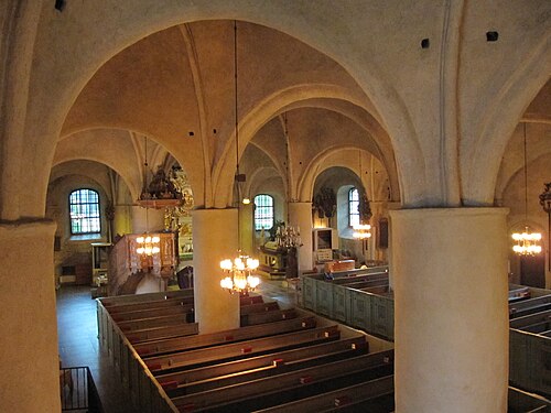 Danderyds kyrka, interno