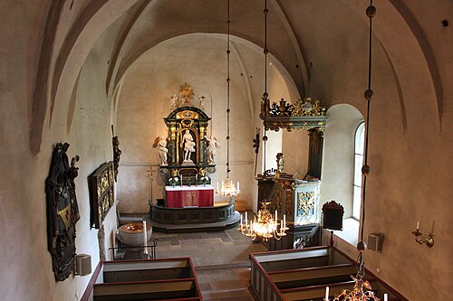 Hammarby kyrka, intérieur