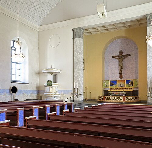 Överluleå kyrka, intérieur