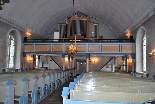 Östra Ljungby kyrka, intérieur