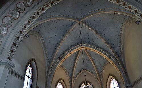 Glemminge kyrka, interno