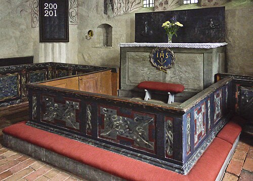 Härkeberga kyrka, interno