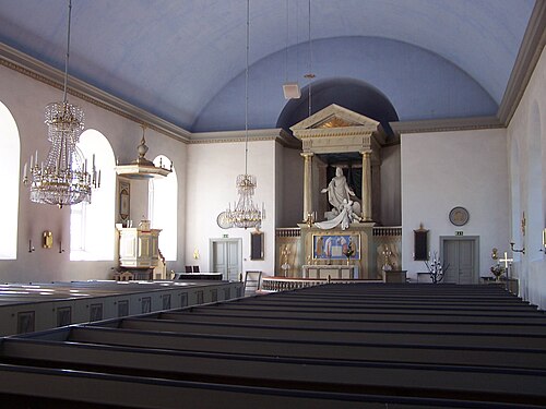 Jämjö kyrka, intérieur