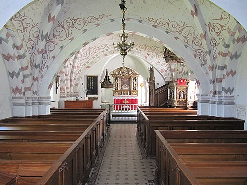 Nymö kyrka, intérieur