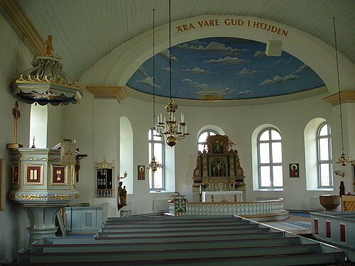 Torpa kyrka, interno