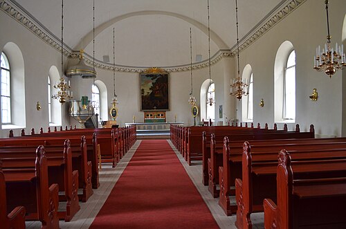 Törnevalla kyrka, interno