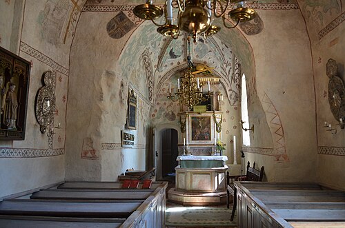 Yttergrans kyrka, interno