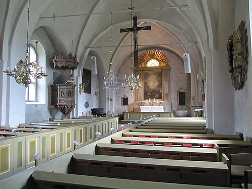 Kungsängens kyrka, intérieur