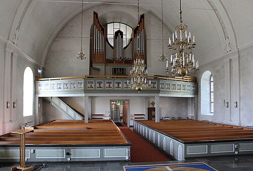 Nora kyrka, interno