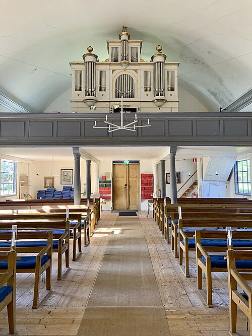 Sätra brunns kyrka, interno
