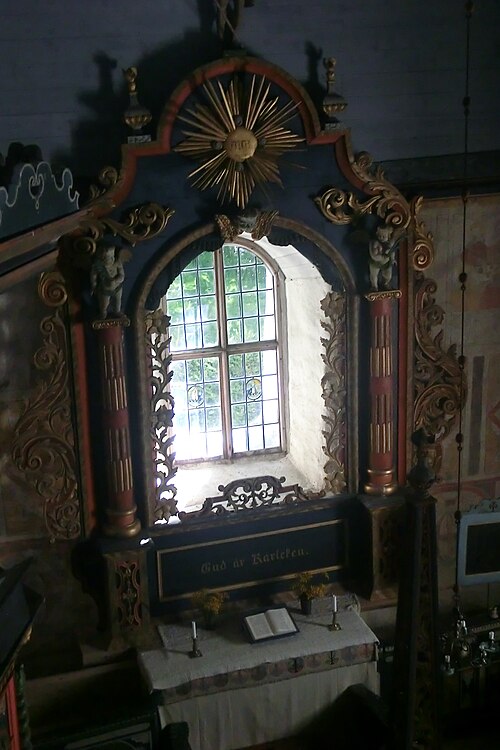 Ramsele gamla kyrka, interno
