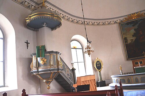 Törnevalla kyrka, interno