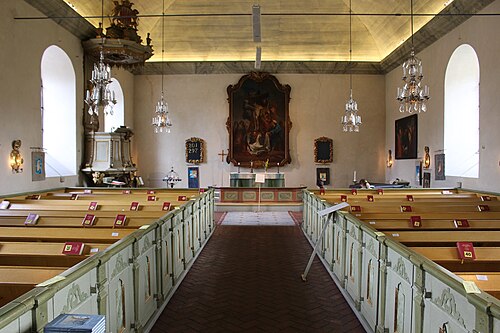 Österbybruks kyrka, intérieur