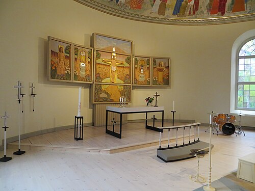 Månsarps kyrka, interno