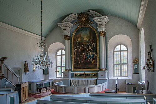 Långlöts kyrka, interno