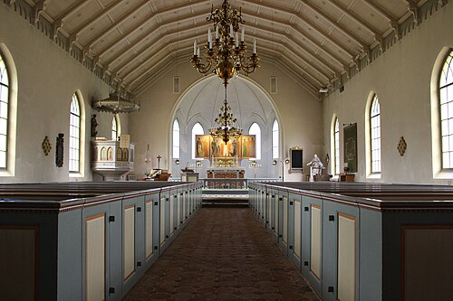 Rya kyrka, intérieur