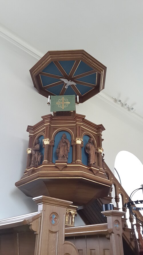 Tirups kyrka, interno