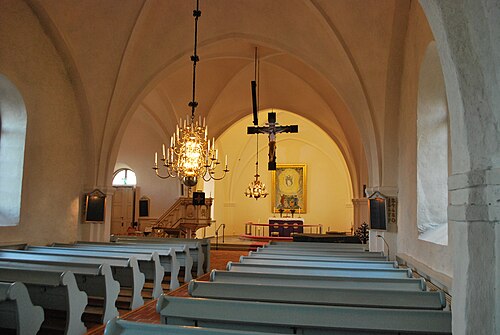 Östra Karups kyrka, interno
