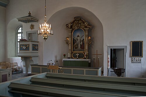 Böda kyrka, interno
