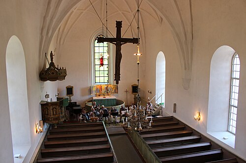 Hjälsta kyrka, interno