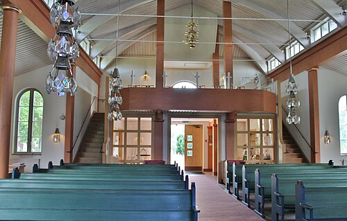 Hälleberga kyrka, interno