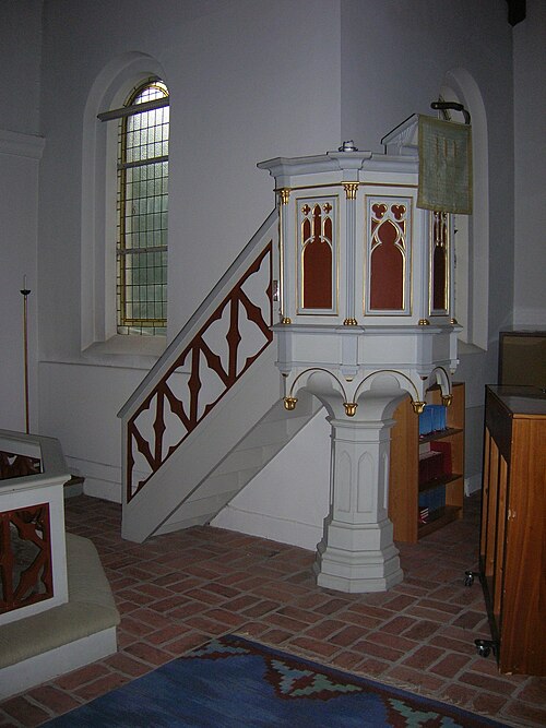 Håstads kyrka, interno