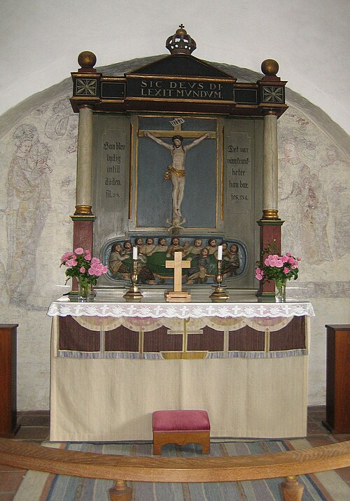 Ivö kyrka, interno