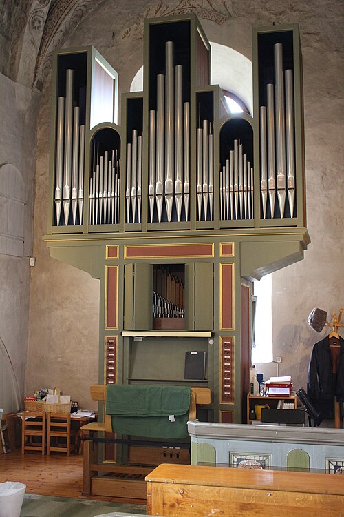 Lagga kyrka, interno