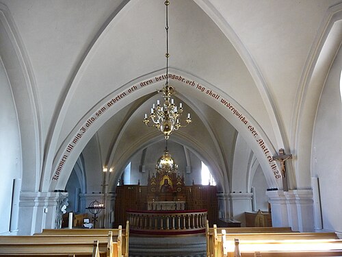Oxie kyrka, intérieur