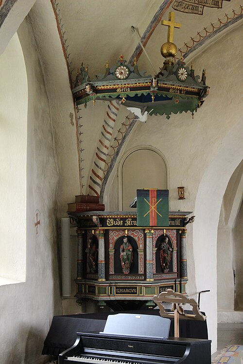 Söndrums kyrka, interno