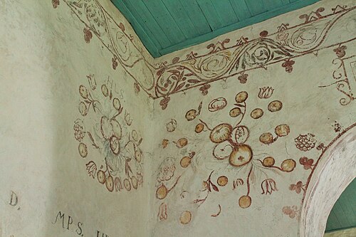 Vederslövs gamla kyrka, interno