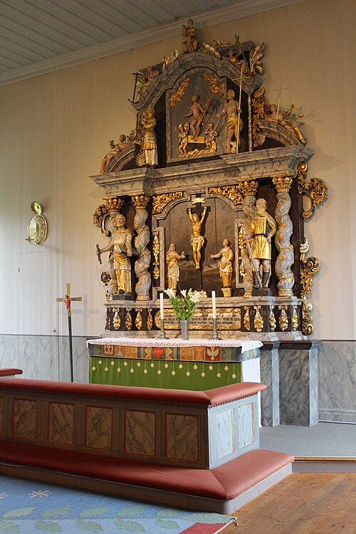 Alsters kyrka, interno