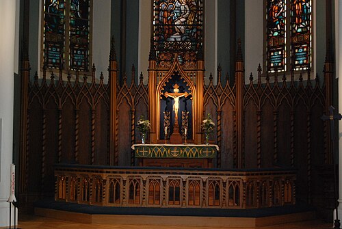 Hagakyrkan, interno